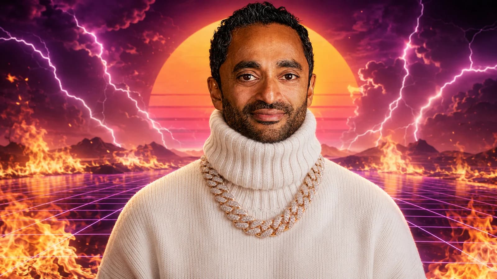 Turtleneck Boss: Chamath Music Video cover artwork