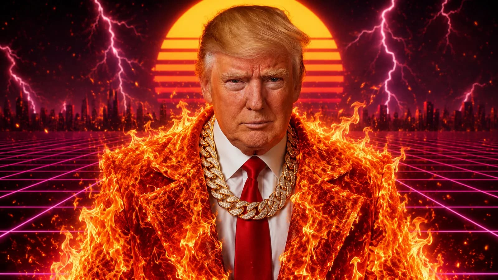 Happy Birthday USA: Donald Trump Music Video cover artwork