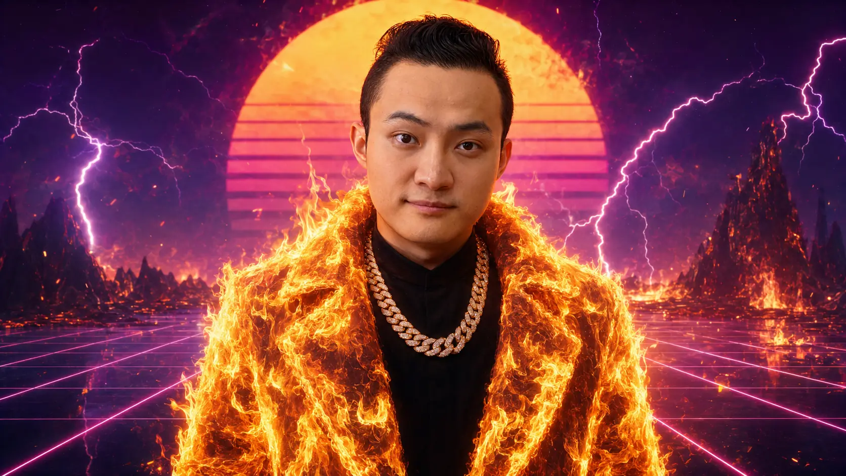 Justin Sun Diss Track cover artwork